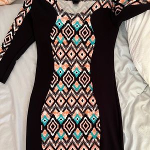 Rue21- Bodycon midi dress, 3/4 sleeve- Medium